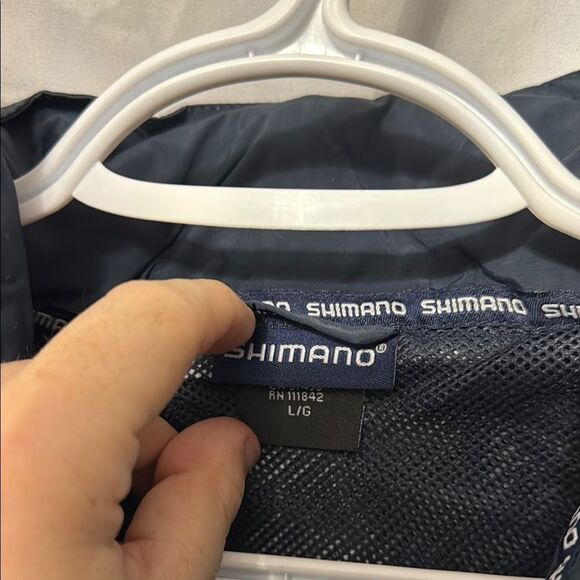 Shimano Navy Jacket size Large - Picture 2 of 5